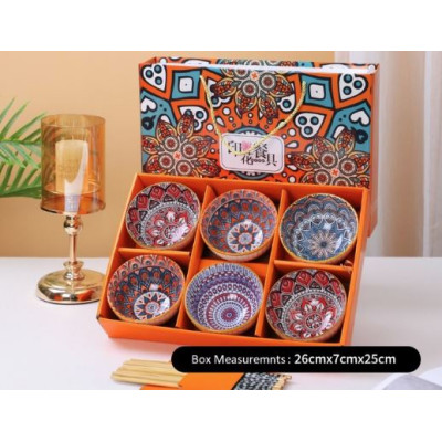 Ceramic Bowl Set of 6..