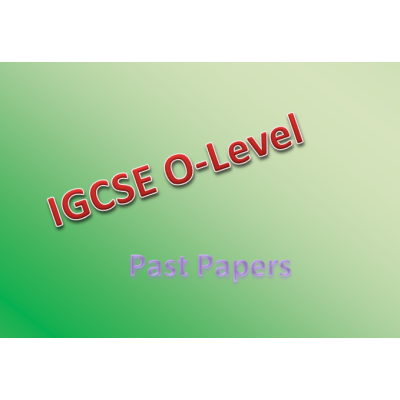 IGCSE O-Level Past Paper..