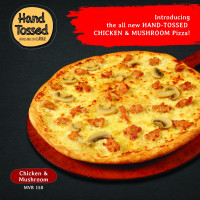 Chicken Mushroom Pizza, Pizza Hut Chicken Mushroom Pizza, Pizza Hut
